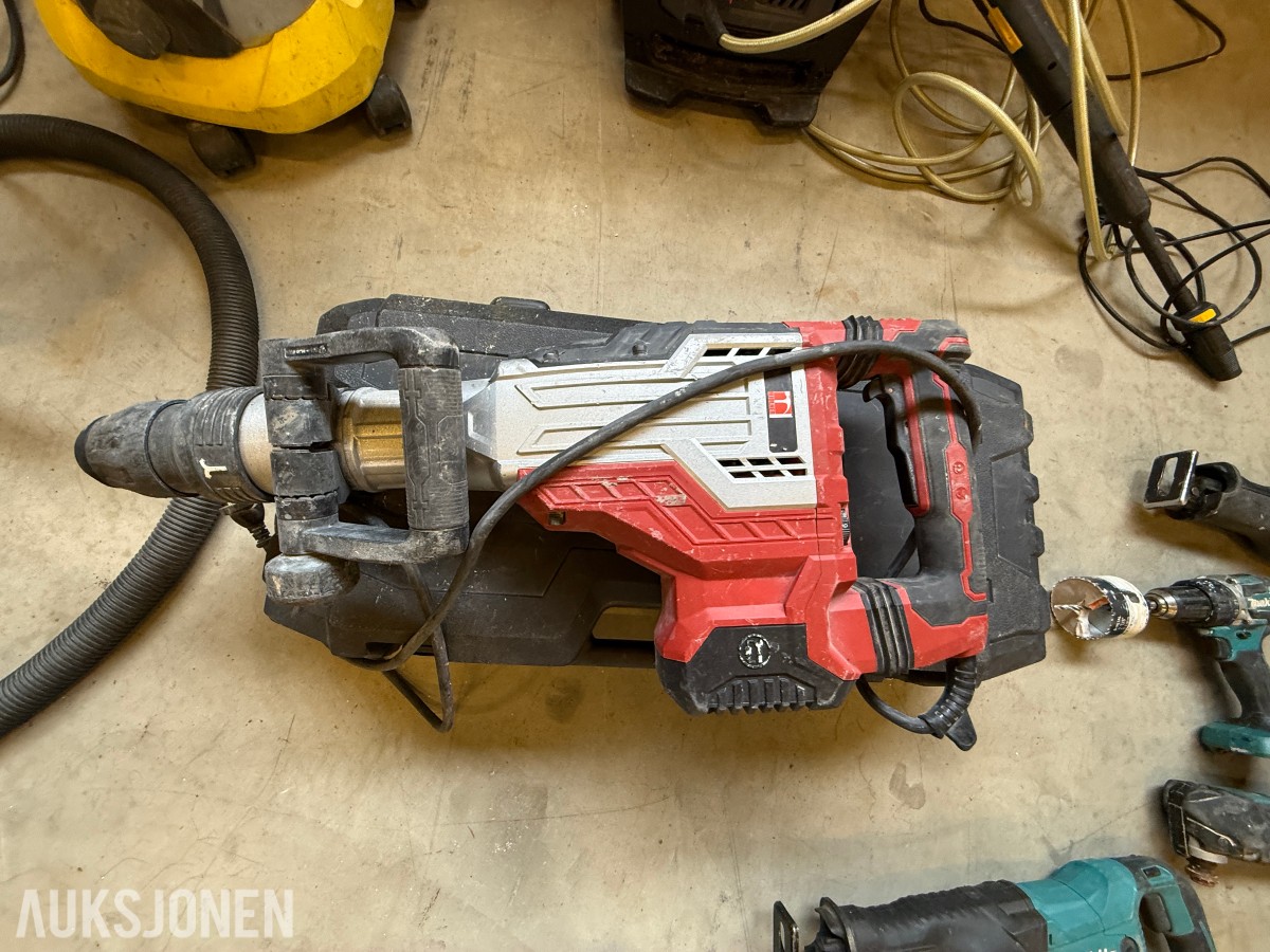 Parti med elektrisk verktøy og maskiner – Makita, Bosch, Stanley m.m.