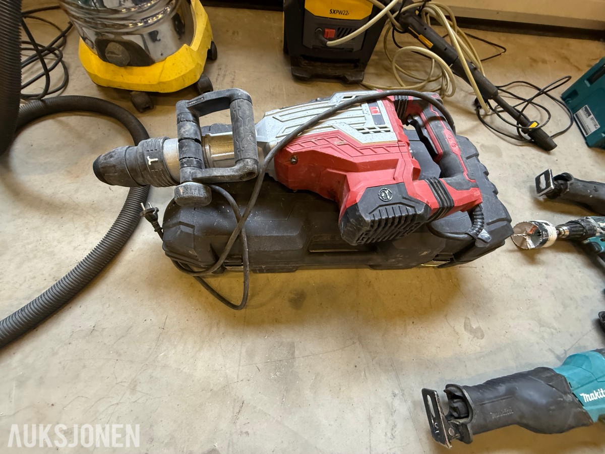 Parti med elektrisk verktøy og maskiner – Makita, Bosch, Stanley m.m.