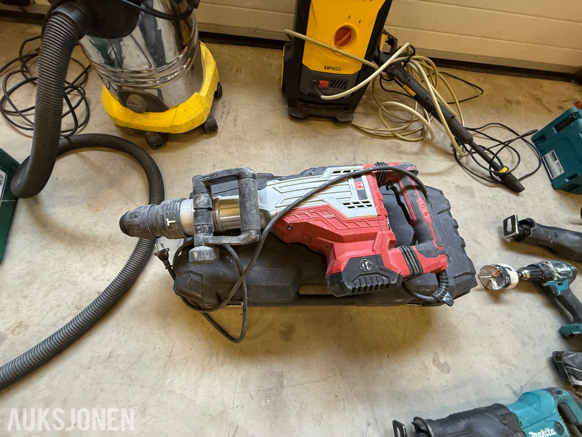 Parti med elektrisk verktøy og maskiner – Makita, Bosch, Stanley m.m.
