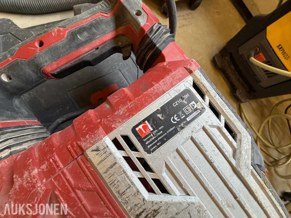 Parti med elektrisk verktøy og maskiner – Makita, Bosch, Stanley m.m.