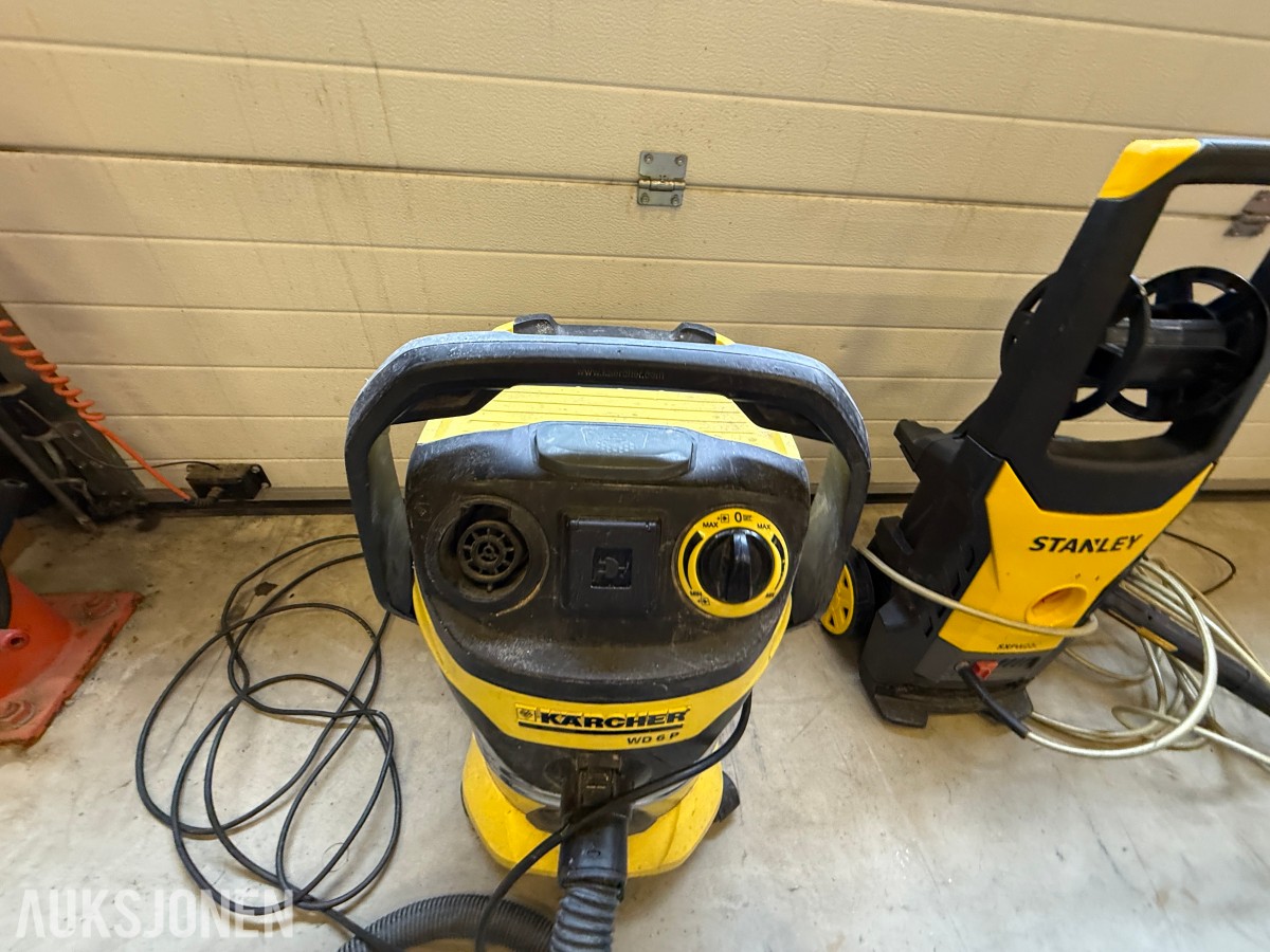 Parti med elektrisk verktøy og maskiner – Makita, Bosch, Stanley m.m.