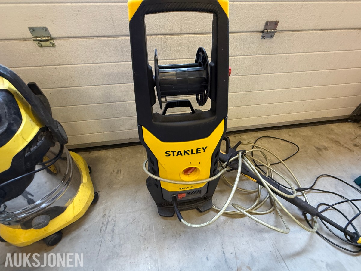 Parti med elektrisk verktøy og maskiner – Makita, Bosch, Stanley m.m.
