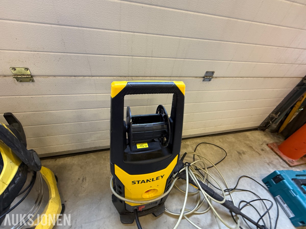 Parti med elektrisk verktøy og maskiner – Makita, Bosch, Stanley m.m.