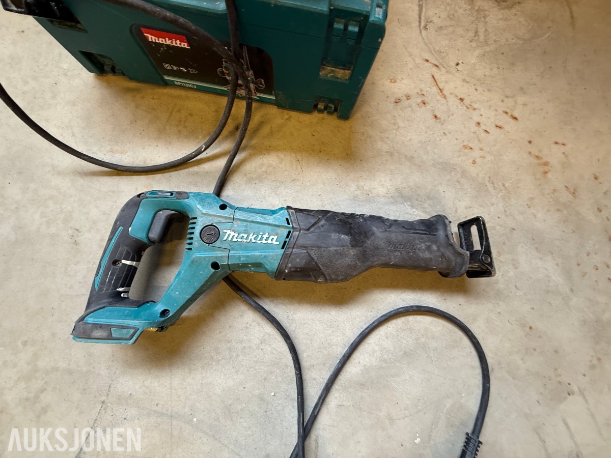 Parti med elektrisk verktøy og maskiner – Makita, Bosch, Stanley m.m.