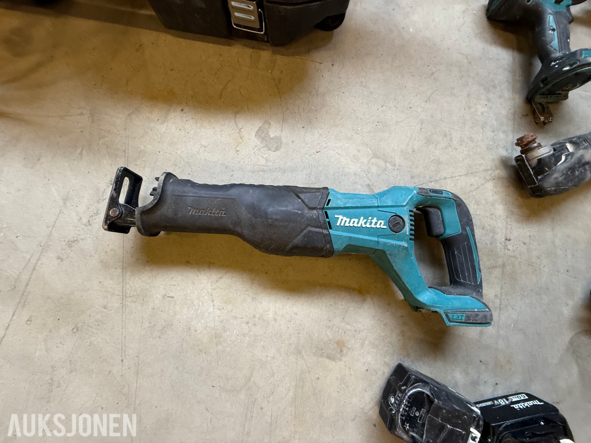 Parti med elektrisk verktøy og maskiner – Makita, Bosch, Stanley m.m.