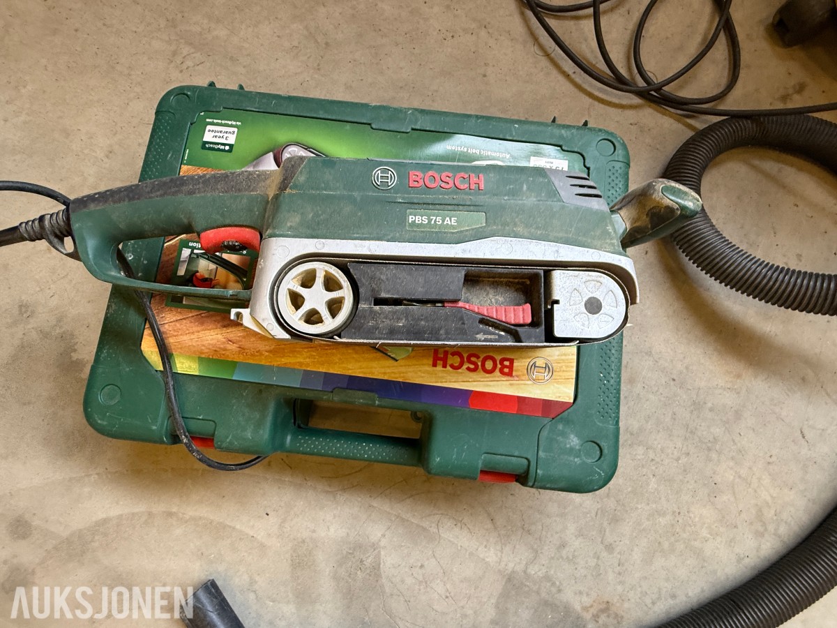 Parti med elektrisk verktøy og maskiner – Makita, Bosch, Stanley m.m.