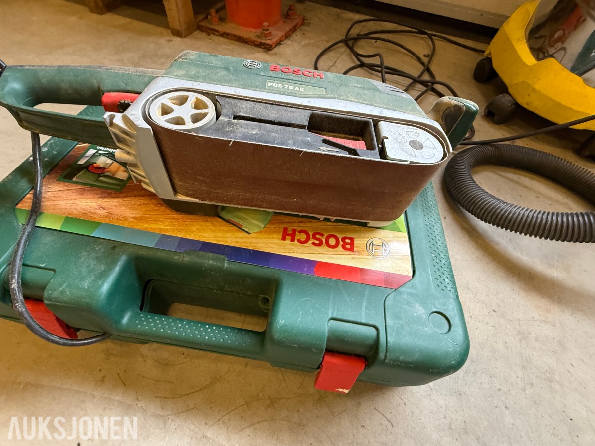 Parti med elektrisk verktøy og maskiner – Makita, Bosch, Stanley m.m.
