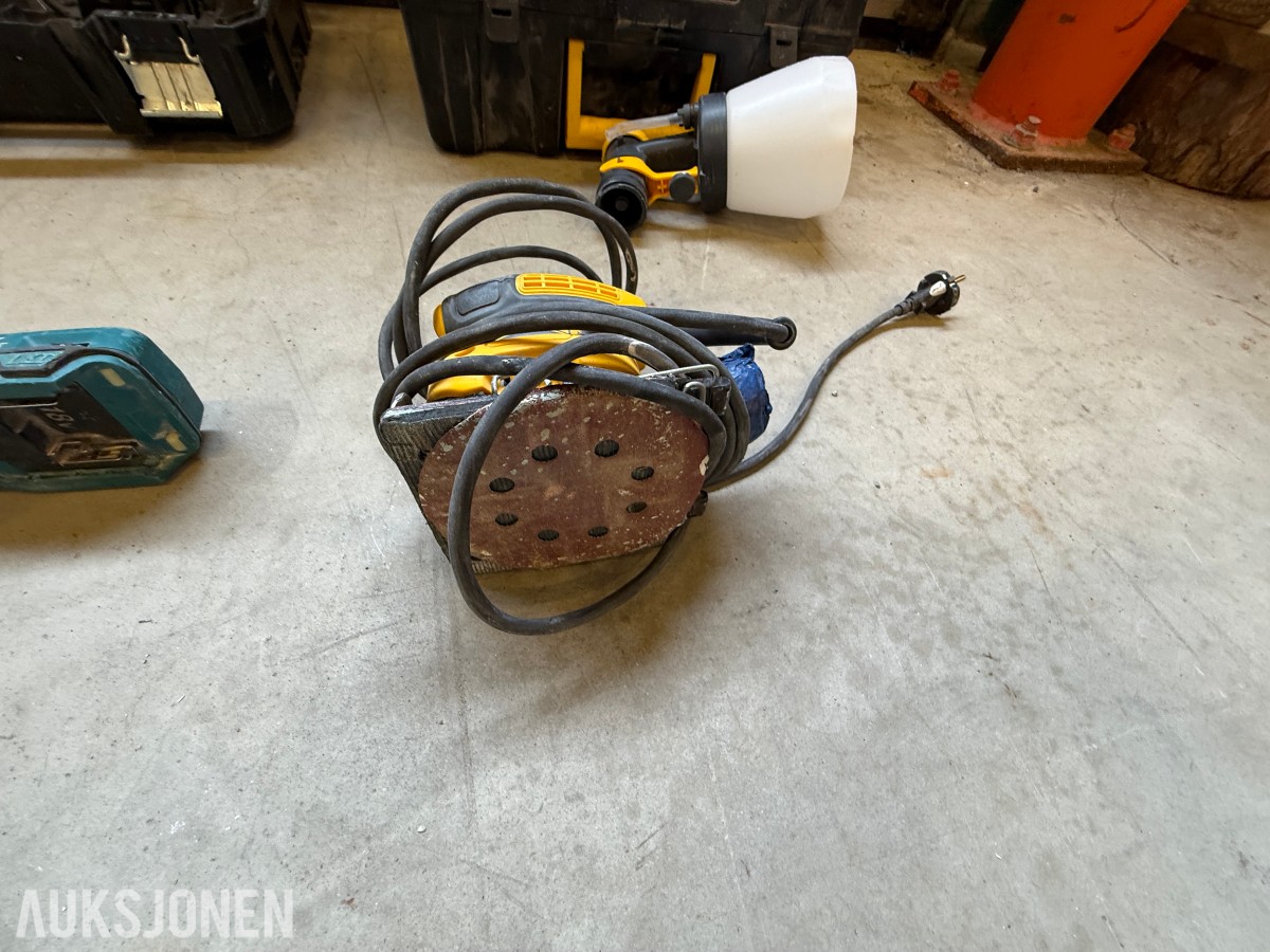 Parti med elektrisk verktøy og maskiner – Makita, Bosch, Stanley m.m.