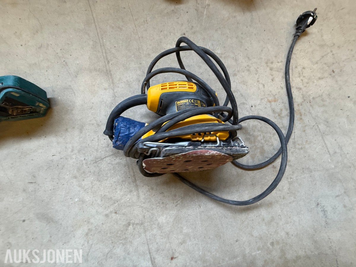 Parti med elektrisk verktøy og maskiner – Makita, Bosch, Stanley m.m.