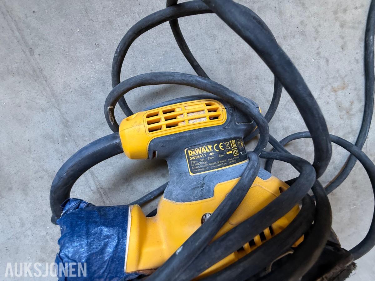 Parti med elektrisk verktøy og maskiner – Makita, Bosch, Stanley m.m.