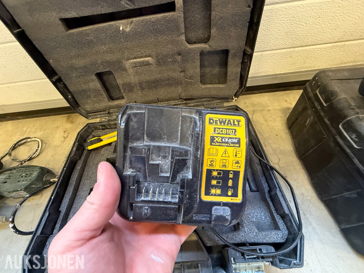 Parti med elektrisk verktøy og maskiner – Makita, Bosch, Stanley m.m.