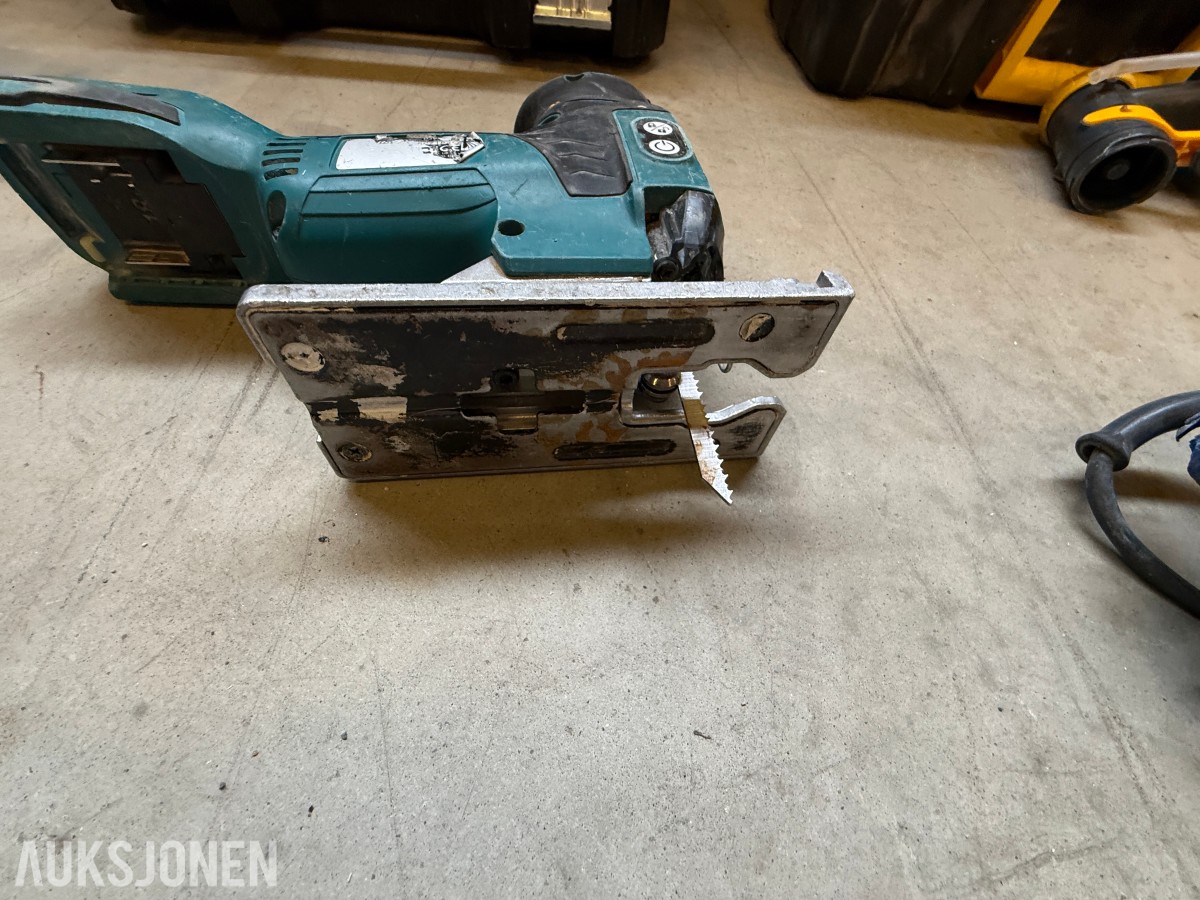 Parti med elektrisk verktøy og maskiner – Makita, Bosch, Stanley m.m.