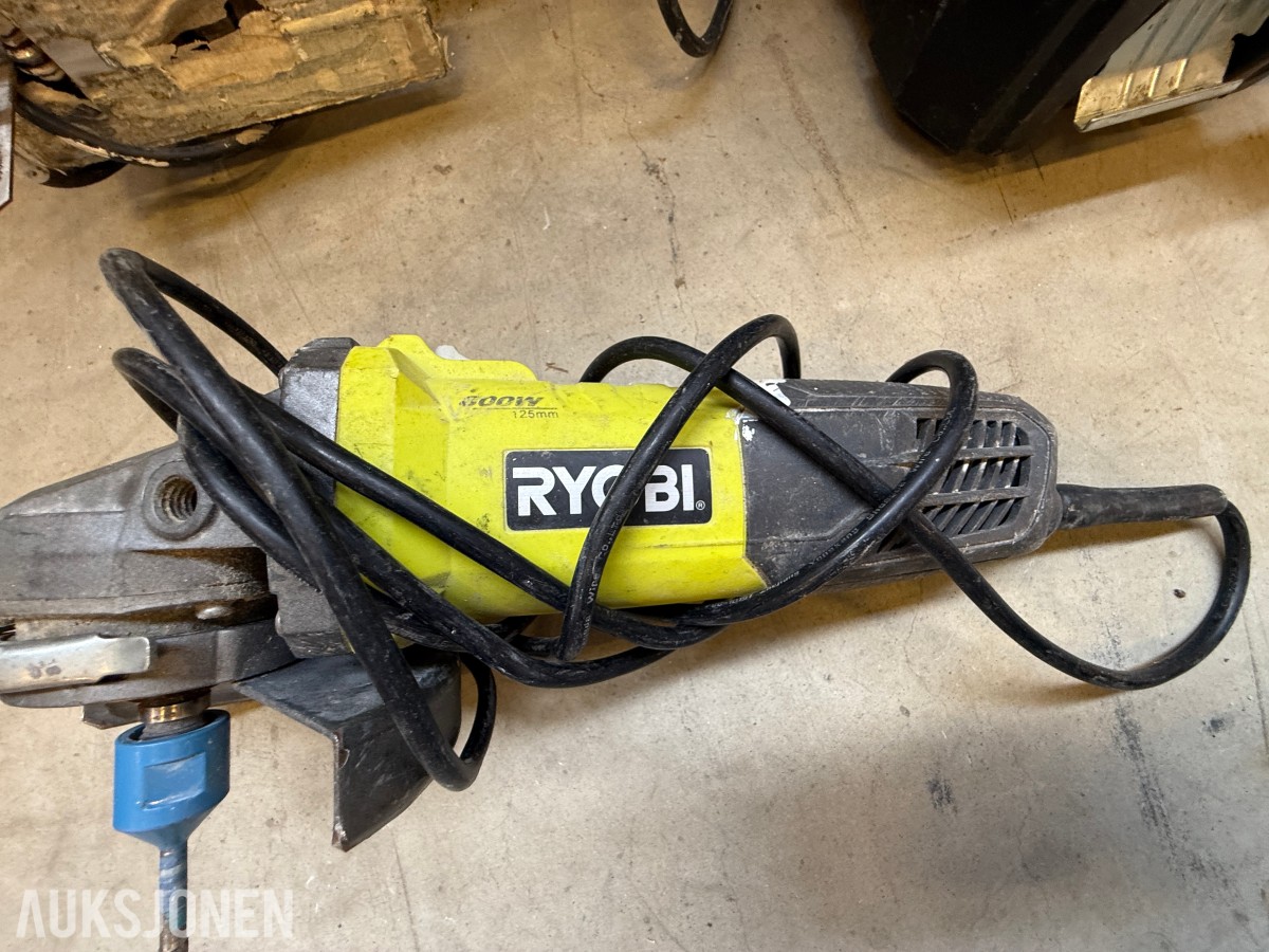 Parti med elektrisk verktøy og maskiner – Makita, Bosch, Stanley m.m.