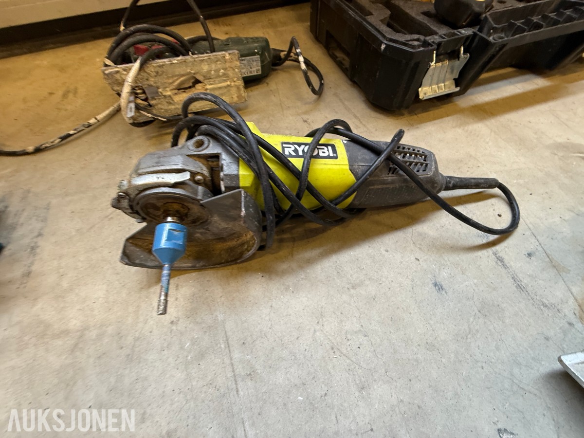 Parti med elektrisk verktøy og maskiner – Makita, Bosch, Stanley m.m.