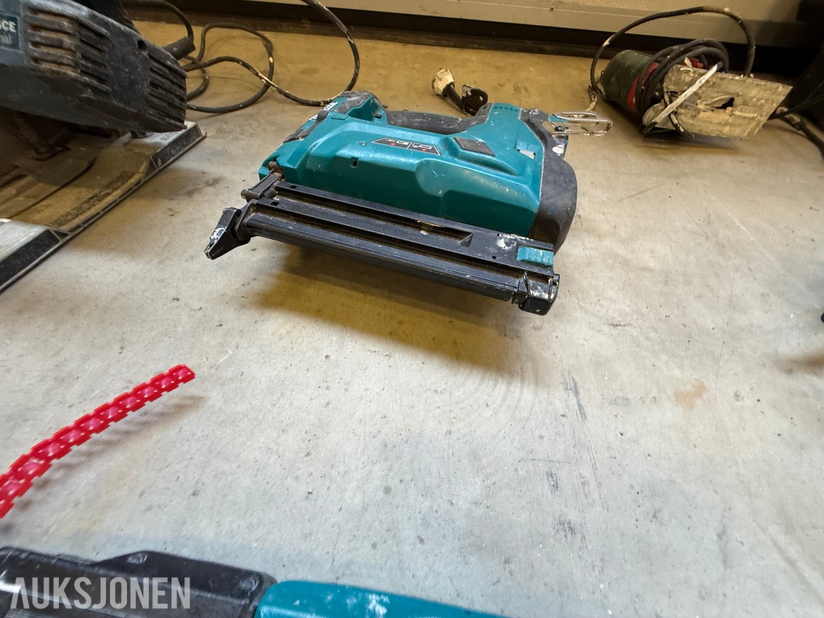Parti med elektrisk verktøy og maskiner – Makita, Bosch, Stanley m.m.