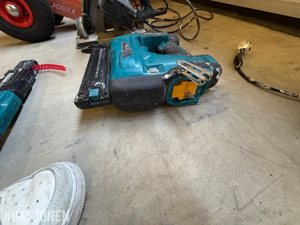 Parti med elektrisk verktøy og maskiner – Makita, Bosch, Stanley m.m.