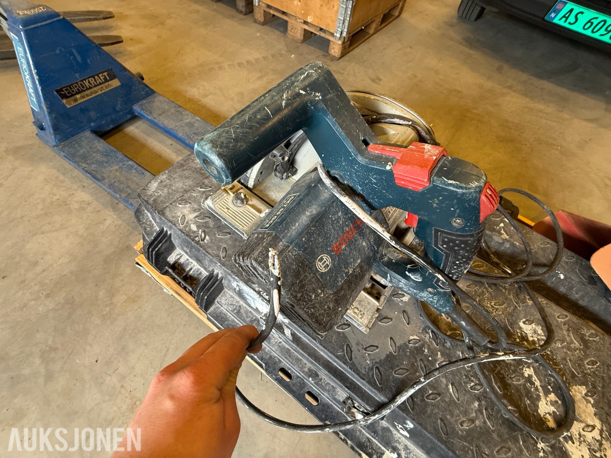 Parti med elektrisk verktøy og maskiner – Makita, Bosch, Stanley m.m.