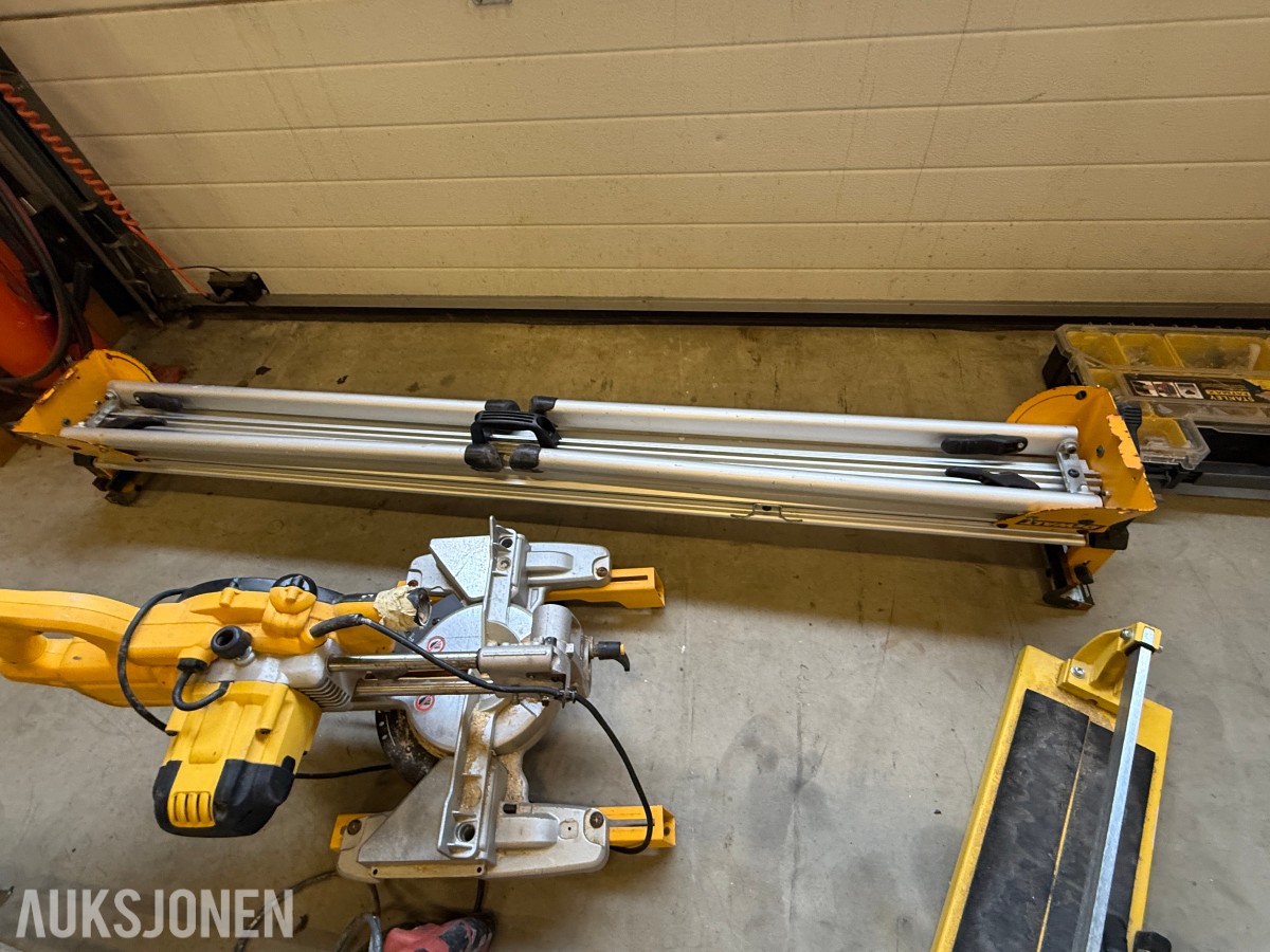 Parti med DeWalt, Makita og diverse elektroverktøy