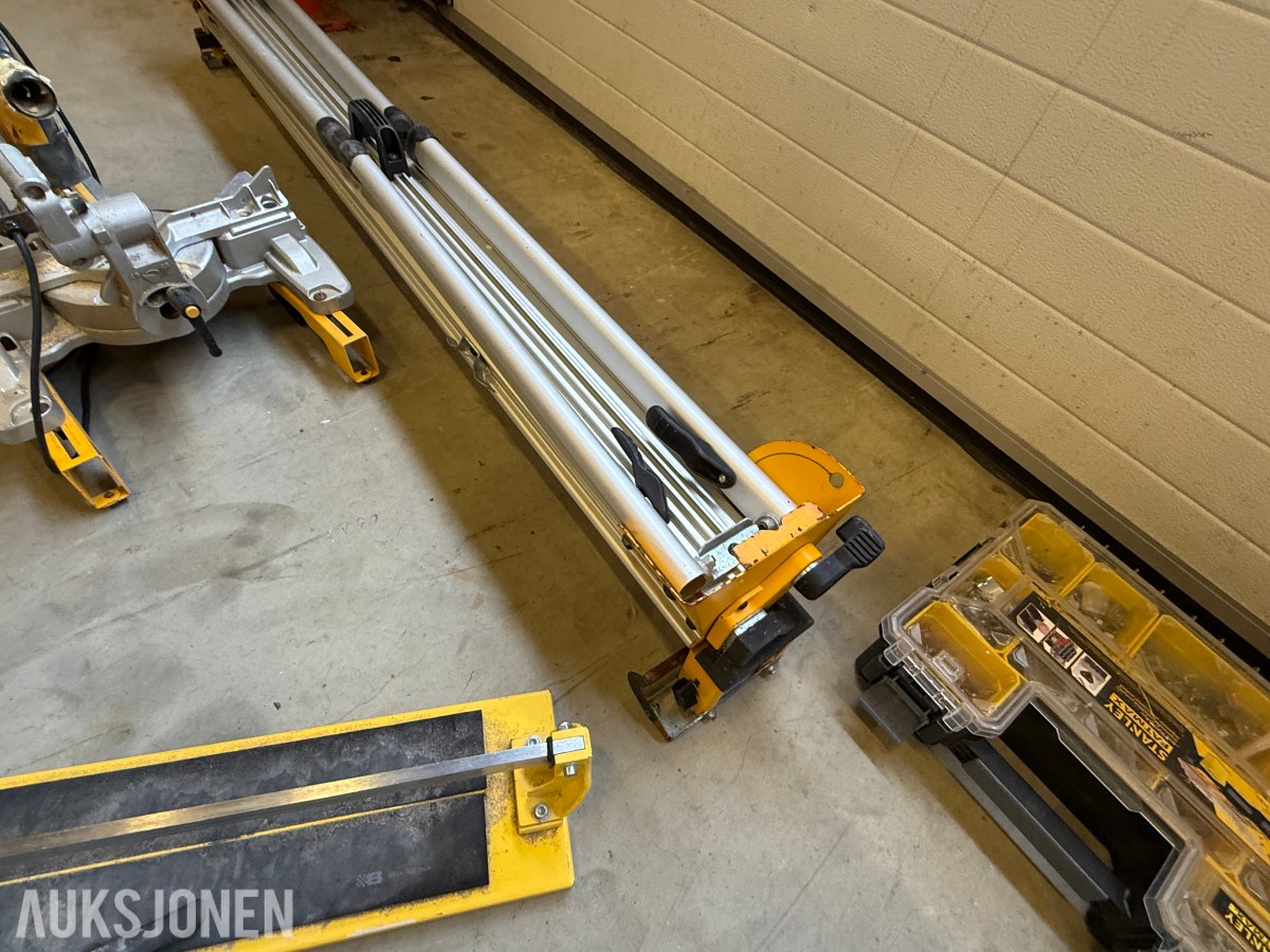 Parti med DeWalt, Makita og diverse elektroverktøy