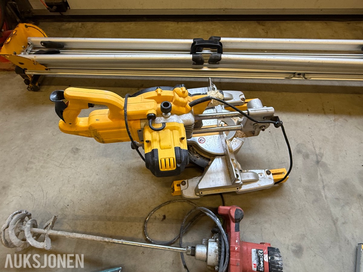 Parti med DeWalt, Makita og diverse elektroverktøy