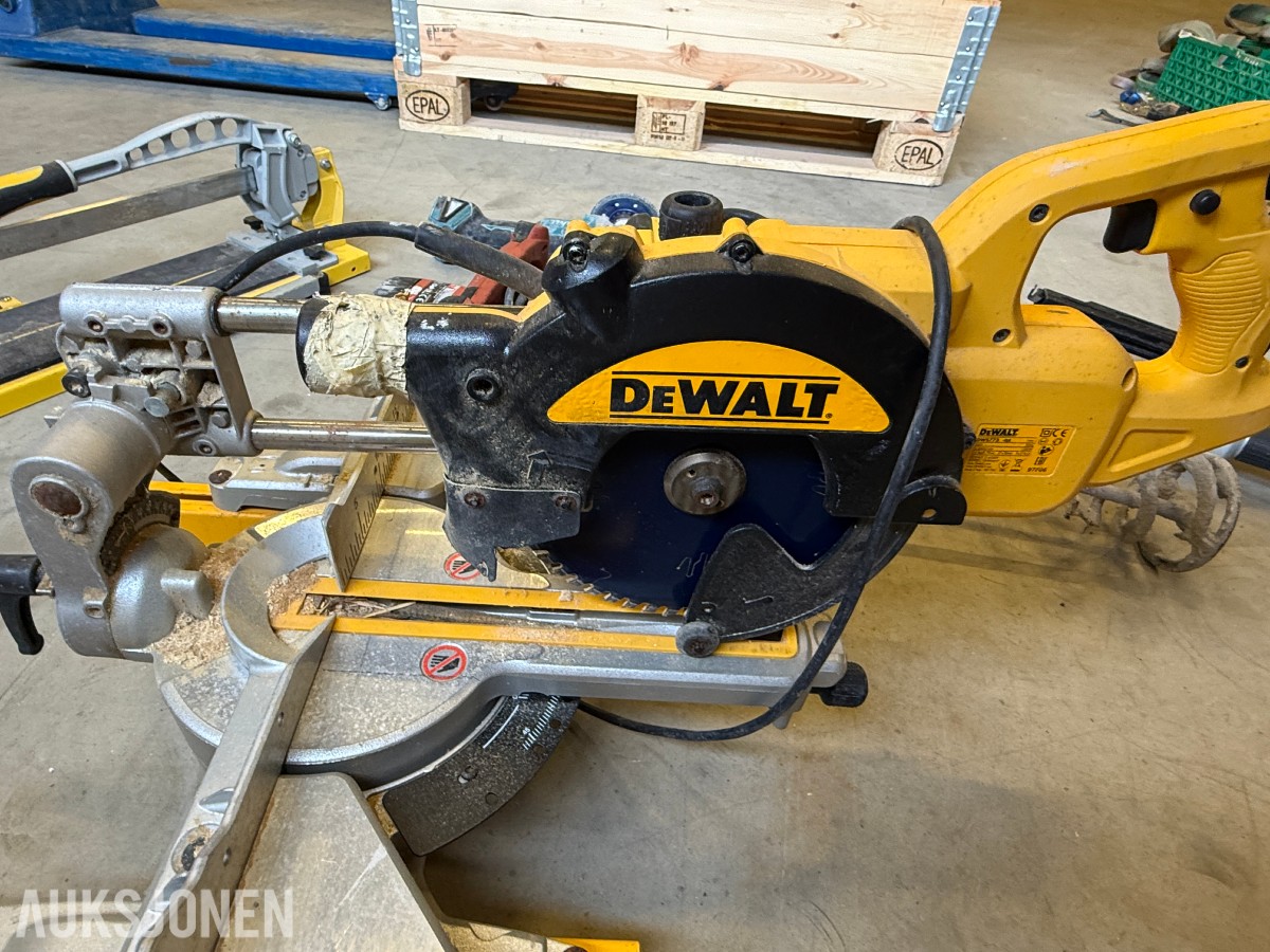Parti med DeWalt, Makita og diverse elektroverktøy