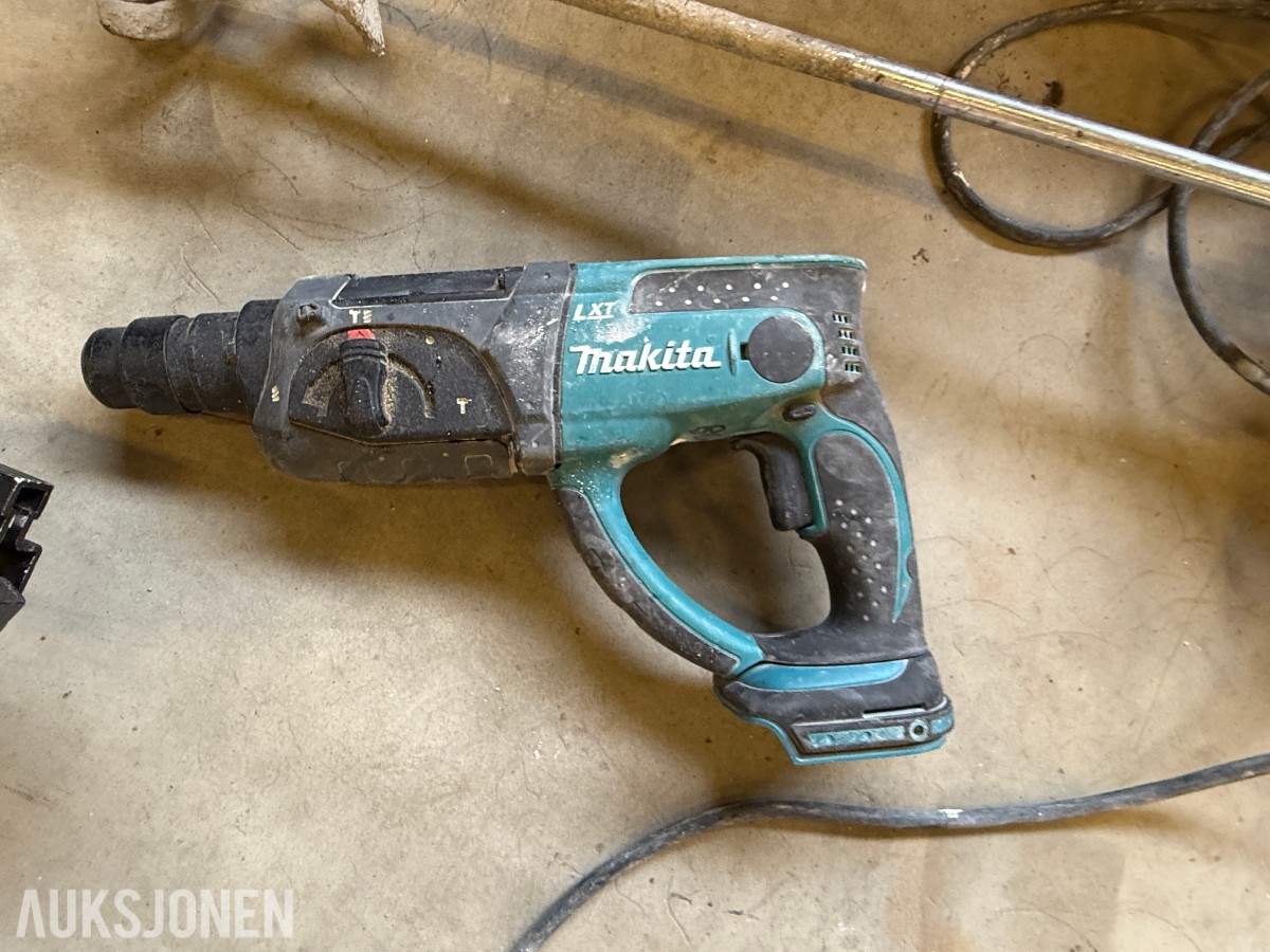 Parti med DeWalt, Makita og diverse elektroverktøy