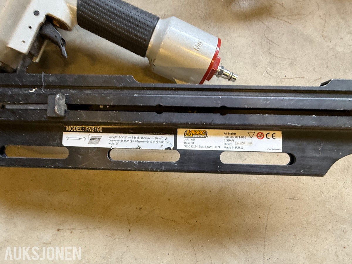 Parti med DeWalt, Makita og diverse elektroverktøy