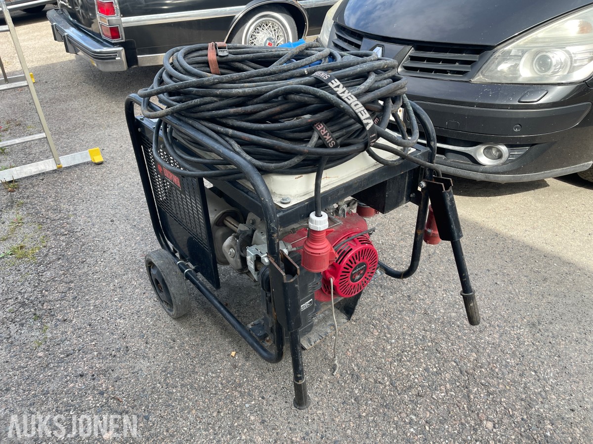 Europower EP6500T-25 strømaggregat 6,5 kVA