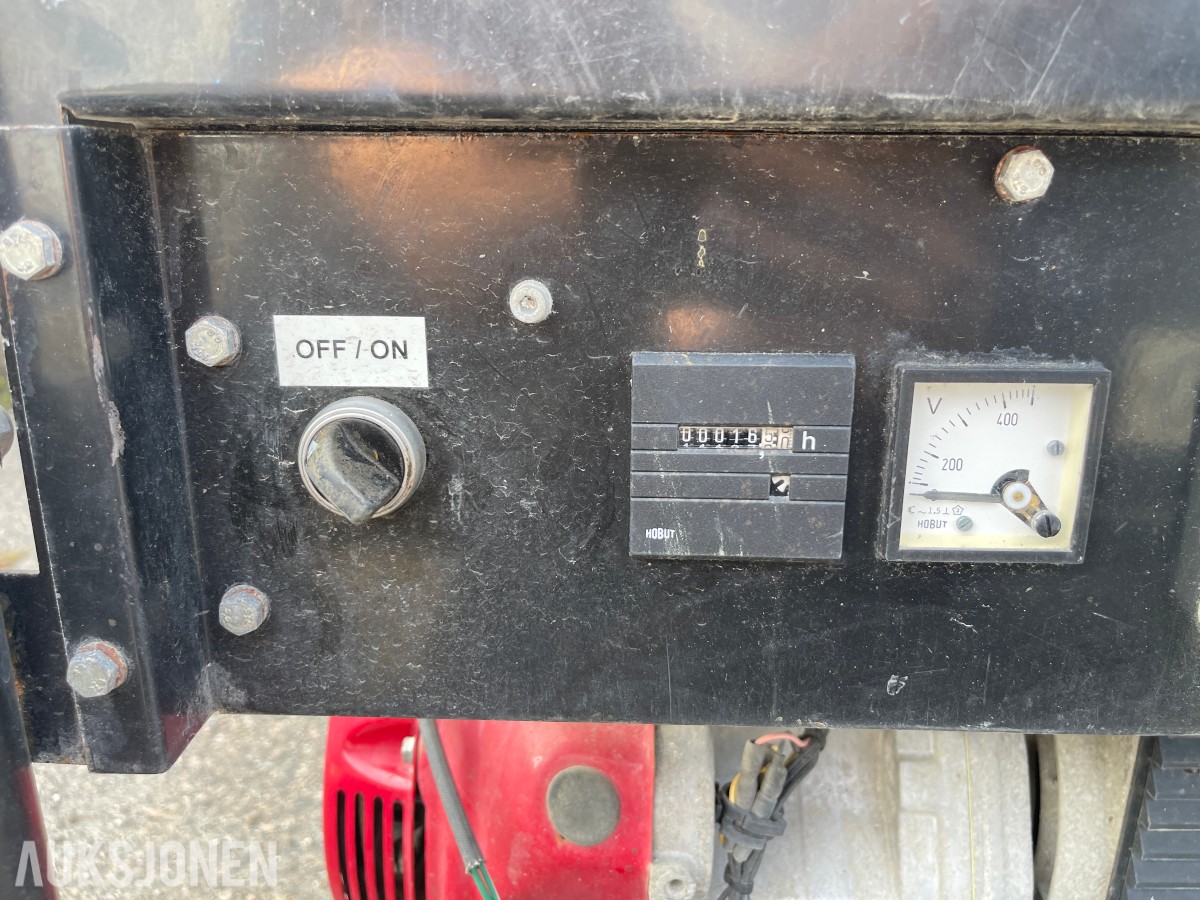 Europower EP6500T-25 strømaggregat 6,5 kVA