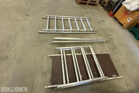 Aluminium stillas / rullestillas med plattform