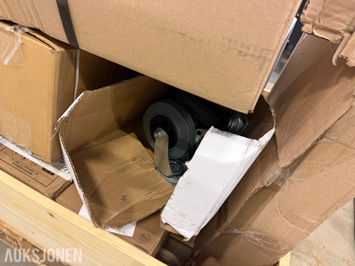 1 pall m/blanding-mekaniske deler Ubrukt/nytt