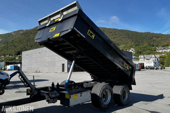 2019 NC-ENGINEERING 12T EURO Dumperhenger til traktor - Hydraulisk løft på aks 1 - 12 tonns nyttelast - 5,4 m3