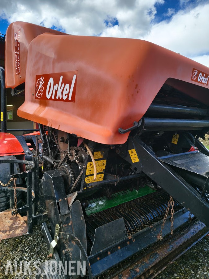 2012 Orkel 1260 Rundballepresse - 21 600 baller  - full service