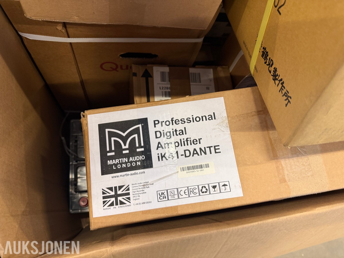 1Pall med dvs Batteri-Forsterker m.m
