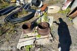 Stor pakke med rør, kummer og diverse materiell