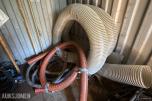 Stor pakke med rør, kummer og diverse materiell