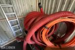 Stor pakke med rør, kummer og diverse materiell