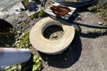 Stor pakke med rør, kummer og diverse materiell