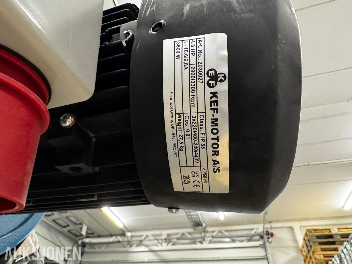 Scantool Båndsliper 75X-2000 med integrert avsug