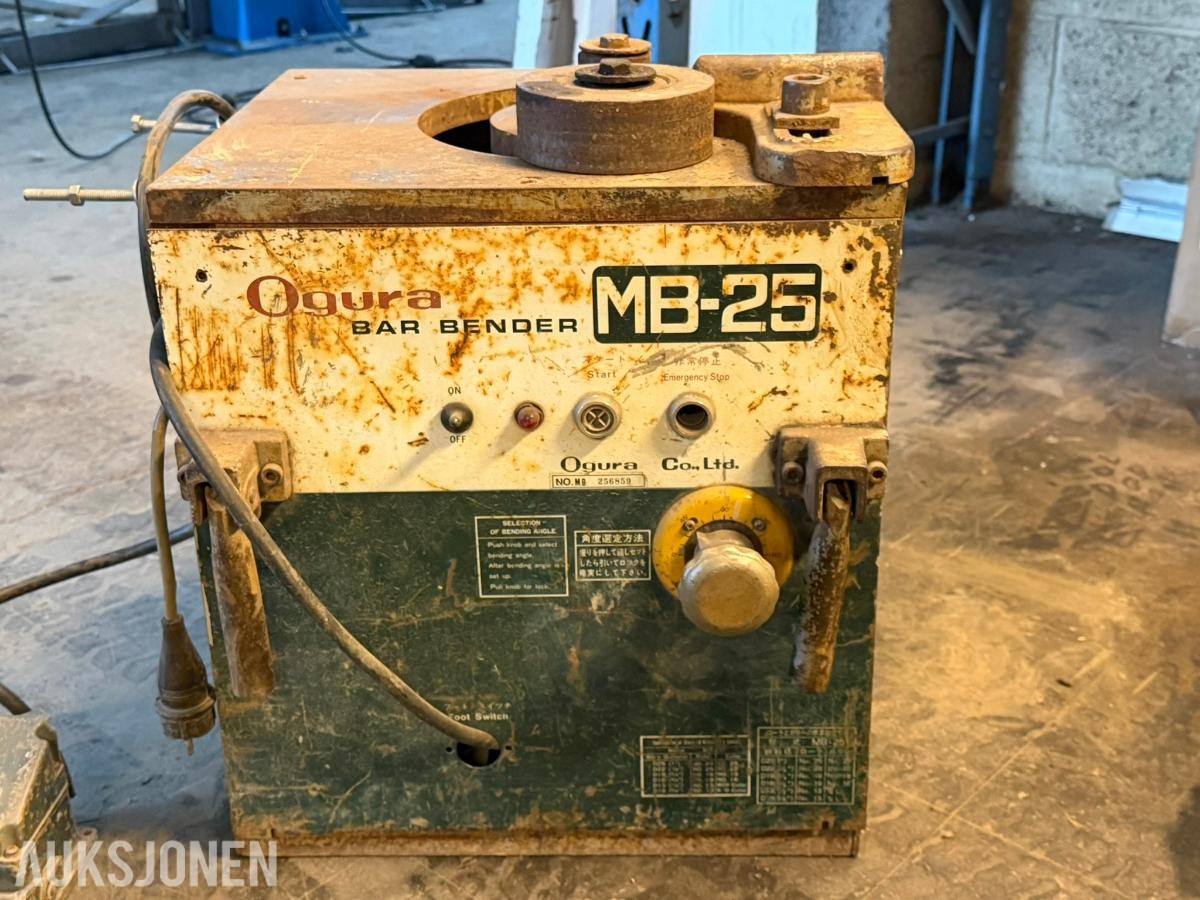 Ogura MB-25 armeringsjernbøyer - Jernbøyer