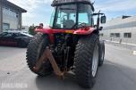 Massey 6455 traktor med frontlaster og ekstra hjulsett 5544 timer