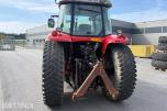 Massey 6455 traktor med frontlaster og ekstra hjulsett 5544 timer