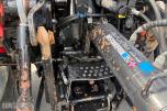 Massey 6455 traktor med frontlaster og ekstra hjulsett 5544 timer