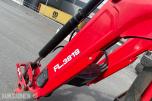 Massey 6455 traktor med frontlaster og ekstra hjulsett 5544 timer