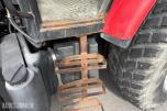 Massey 6455 traktor med frontlaster og ekstra hjulsett 5544 timer