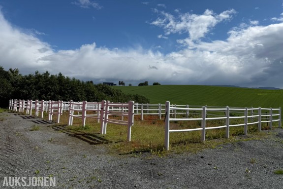 2018 Paddock gjerder i pvc med integrert strømtråd 32*12 meter