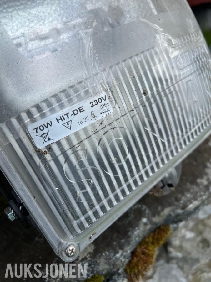 2 stk Sonpac 70W Hit-de utelamper - ingen minstepris