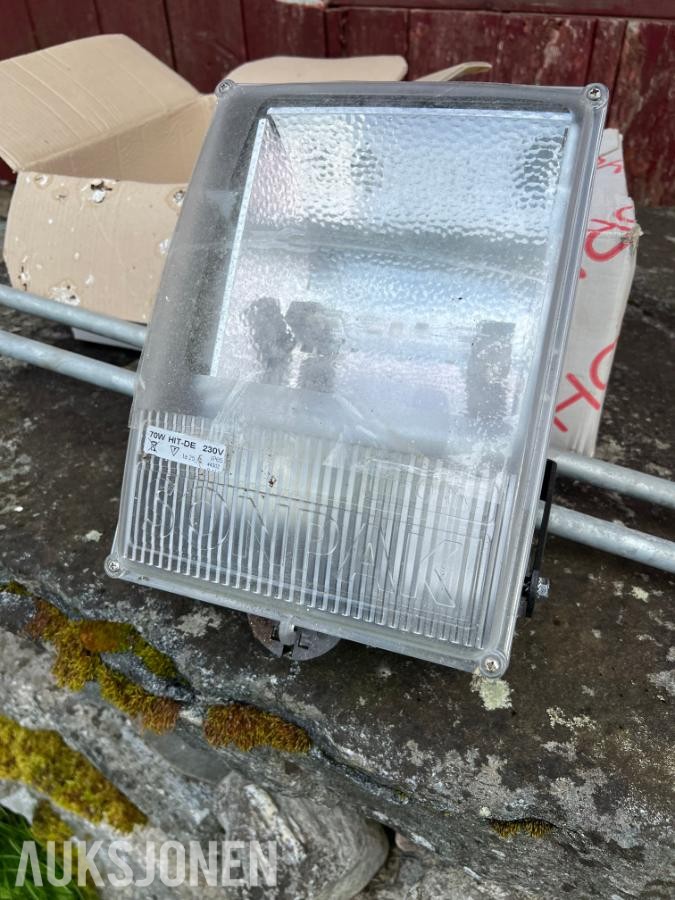 2 stk Sonpac 70W Hit-de utelamper - ingen minstepris