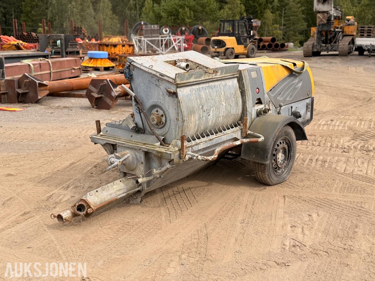 2010 Putzmeister SP11 BMT mørtelpumpe – 751 timer Repobjekt