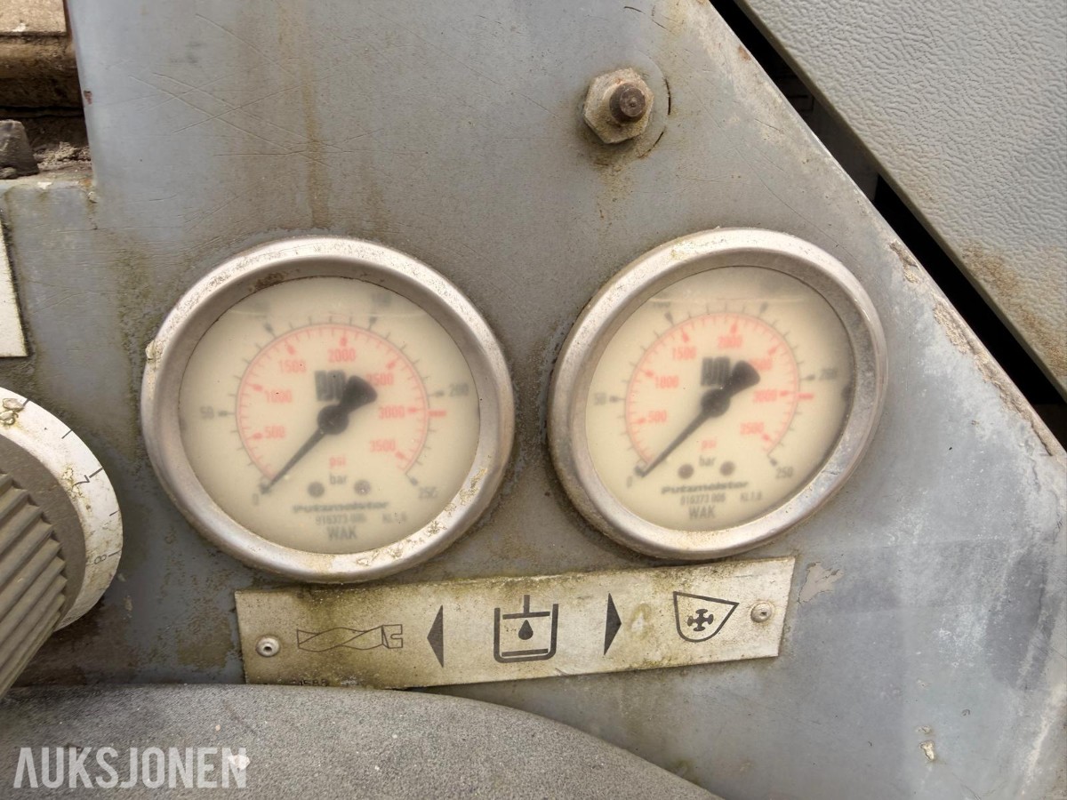 2010 Putzmeister SP11 BMT mørtelpumpe – 751 timer Repobjekt